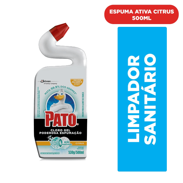PATO CLORO GEL ESPUMA CITRUS 500ML