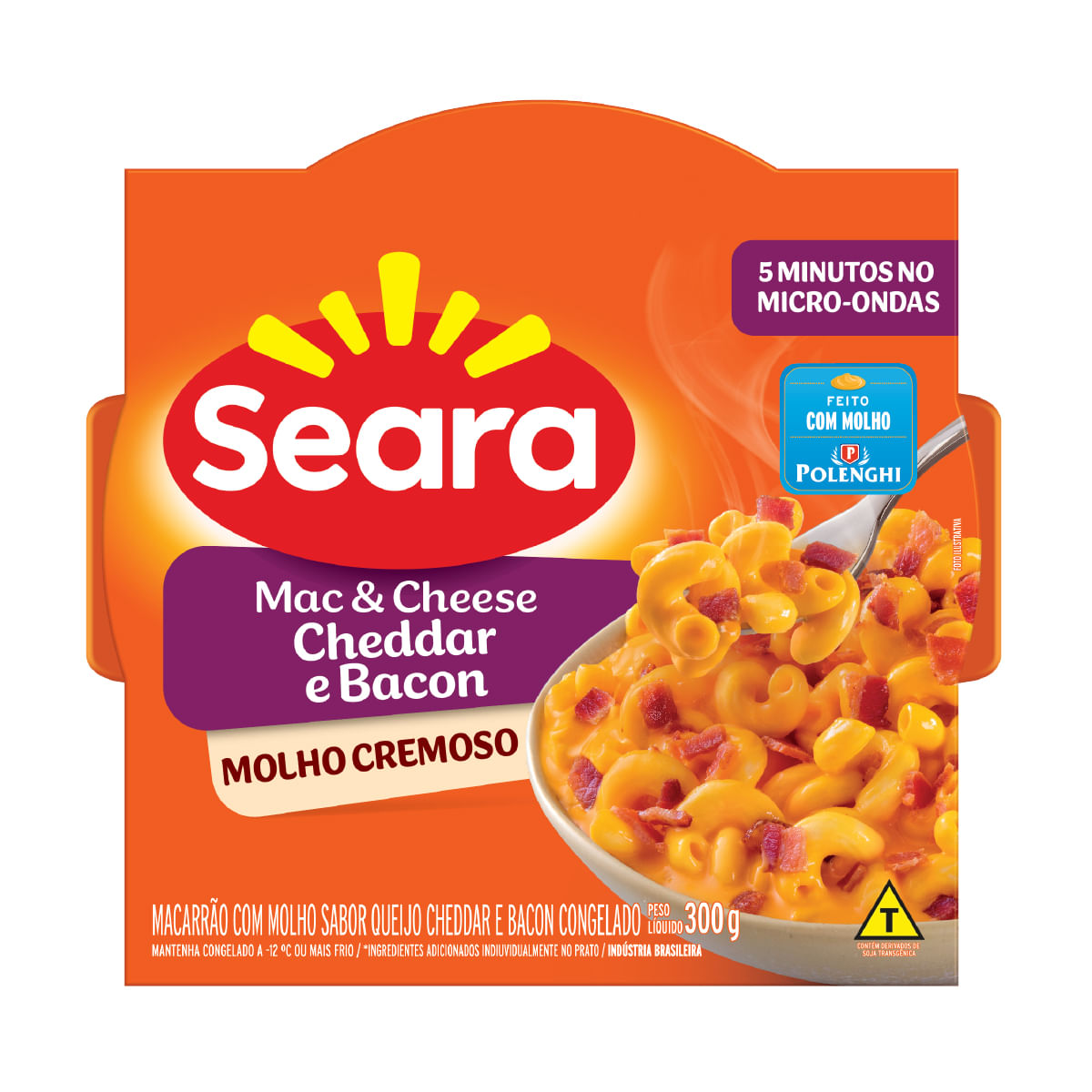 MAC CHEESE BACON SEARA 300G