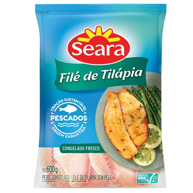 FILE DE TILAPIA IQF 600G