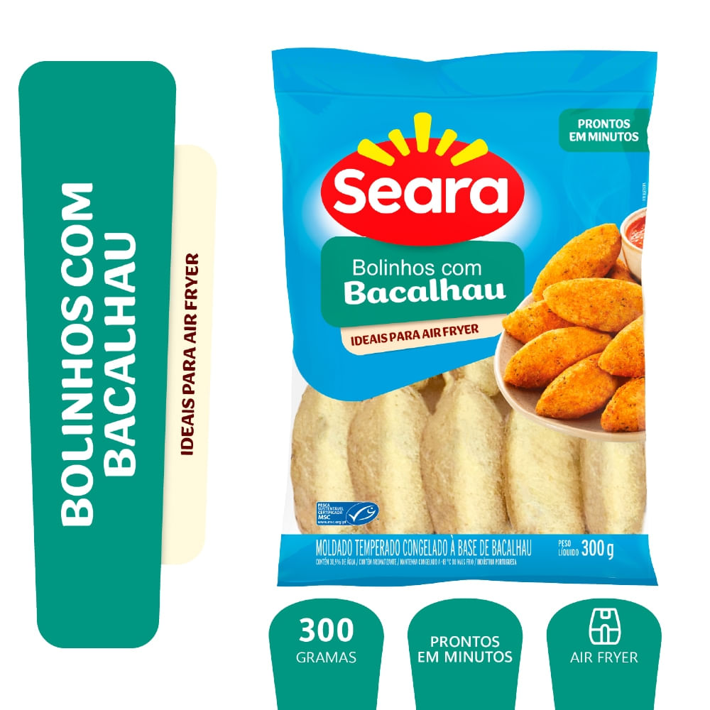 BOLINHOS BACALHAU 300G