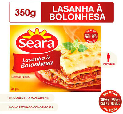 LASANHA BOLONHESA SEARA 350G