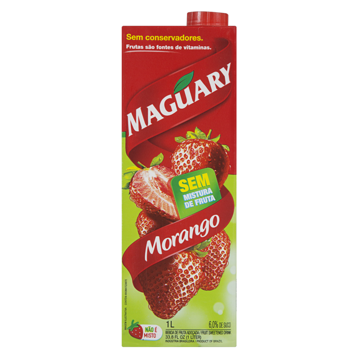 BEBIDA DE FRUTA MAGUARY MORANGO 1L