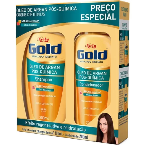 KIT N.GOLD SH275ML+COND175ML POS.QUIMIC