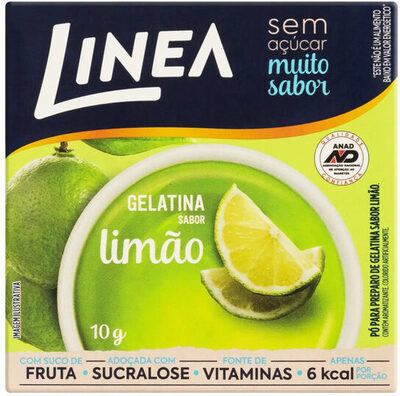 GELATINA SABOR LIMAO LINEA 10G