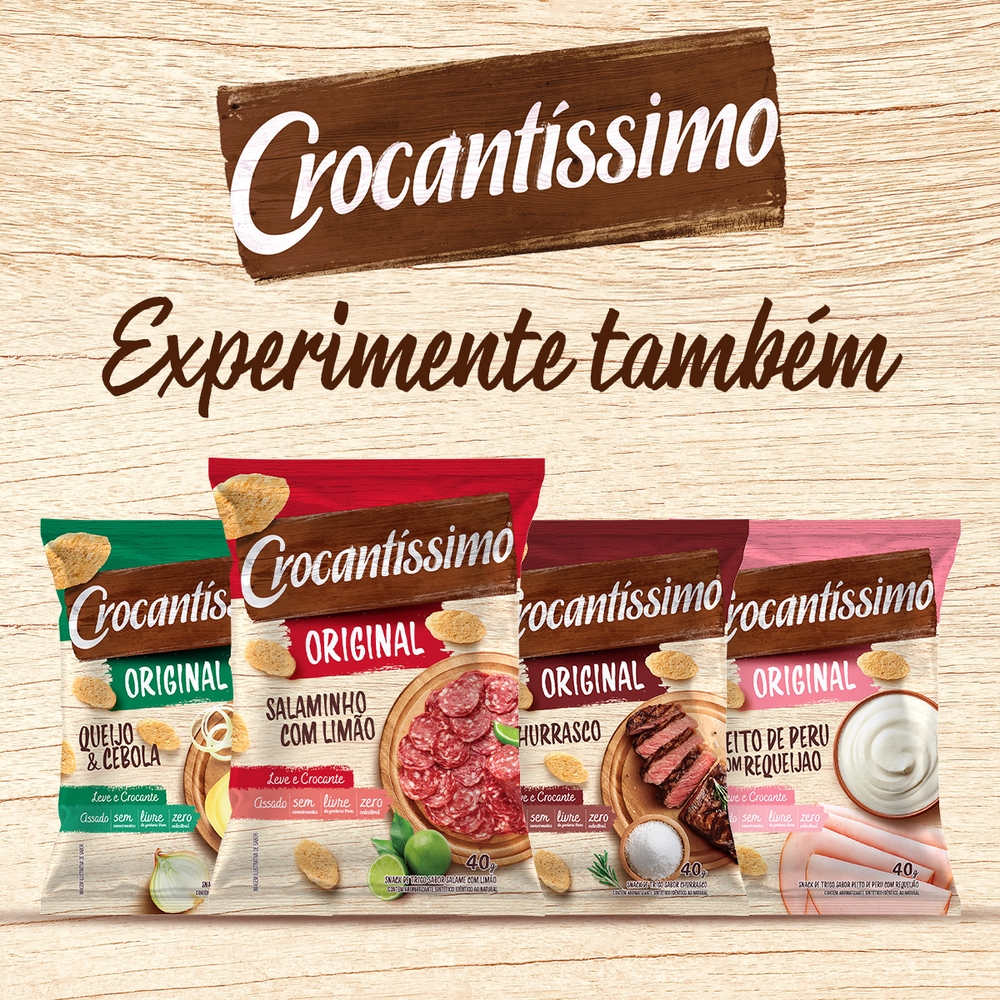 CROCANTISSIMO SALAMINHO C/LIMAO 40G