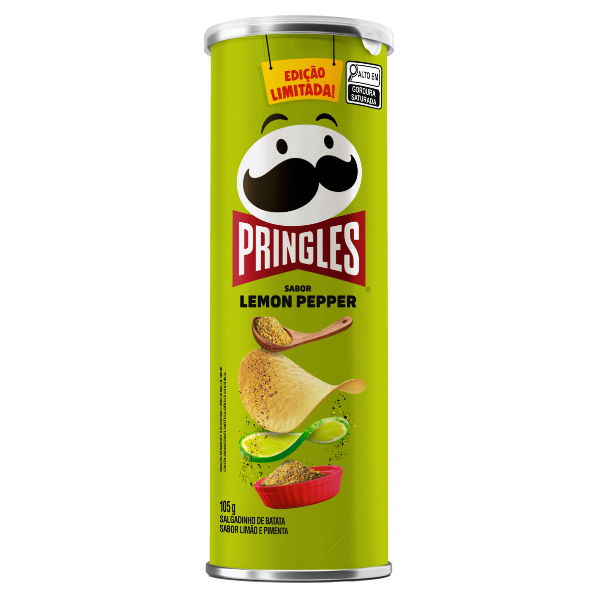 PRINGLES LEMON PEPPER 105G
