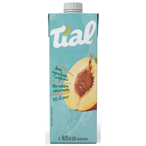 SUCO NECTAR PESSEGO TIAL 1L