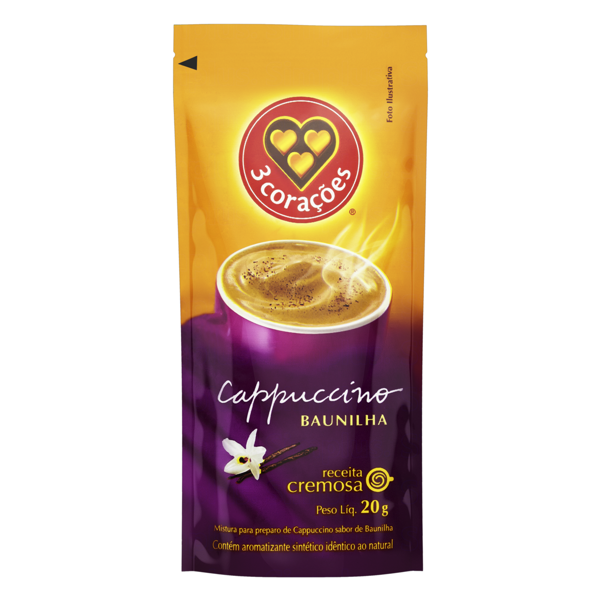 CAFE CAPP 3C BAUNILHA SACHE 20