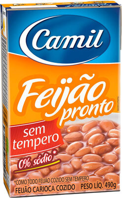 FEIJAO CARIOCA PRONTO CAMIL TEMPERAR 490 G