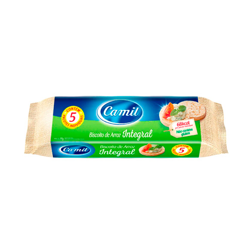 BISCOITO DE ARROZ INTEGRAL