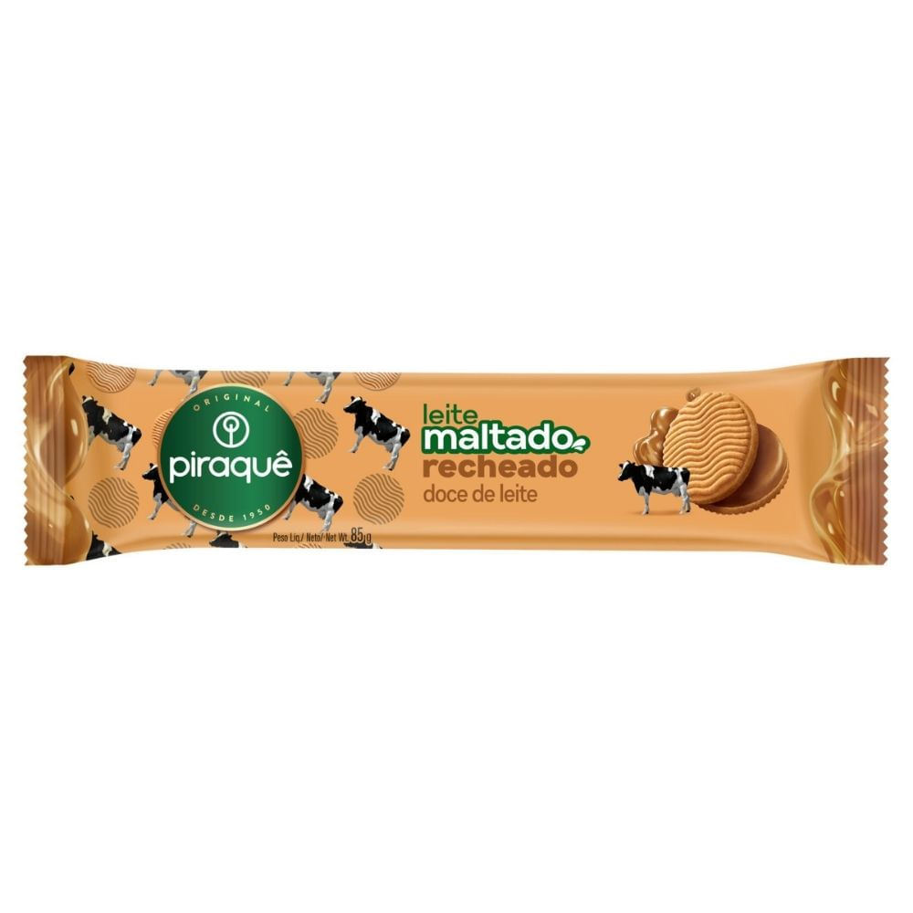 PIRAQUE RECH MALTADO ORI C/ RECH DOCE DE LEITE 85G