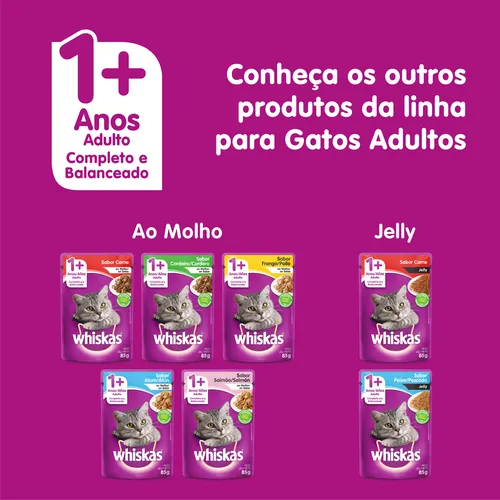 WHISKAS SACHE AD ATUM 85G