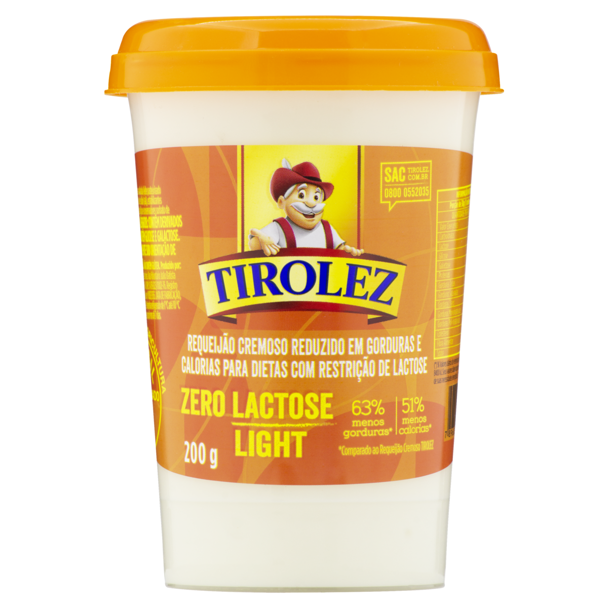 REQUEIJAO TIROLEZ ZERO LACTOSE