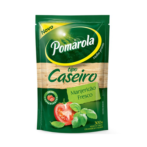 MOLHO TOM.POMAROLA CAS.MANJ.POUCH 300G