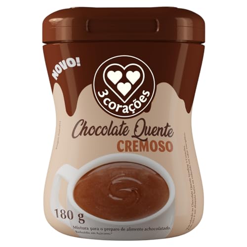 CHOCOLATE QUENTE PO 3 CORACOES POTE180G