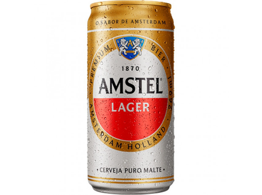 CERVEJA AMSTEL LATA 269 ML