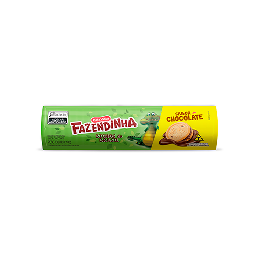 BISC RECH CHOCOLATE FAZENDINHA 108G