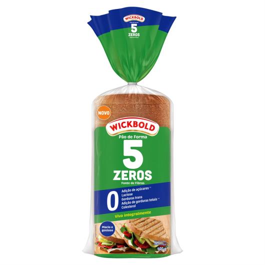 PAO 5 ZEROS FONTE DE FIBRAS 400G.