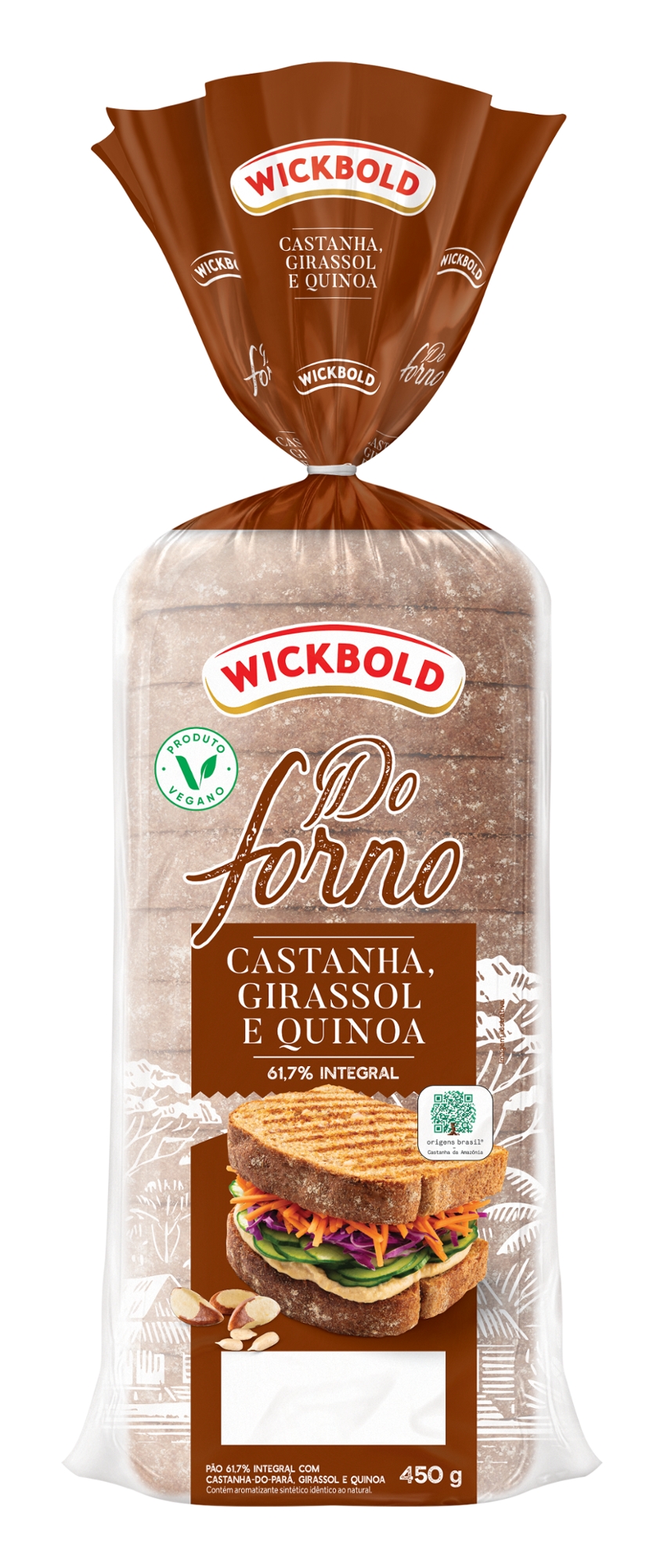 PAO FORNO WB CAST GIR E QUINOA