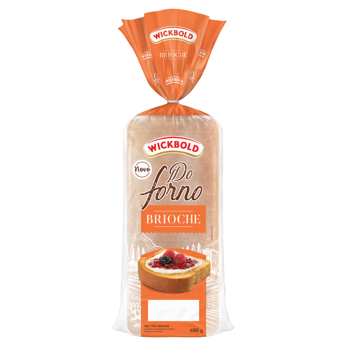 PAO DO FORNO BRIOCHE 450G