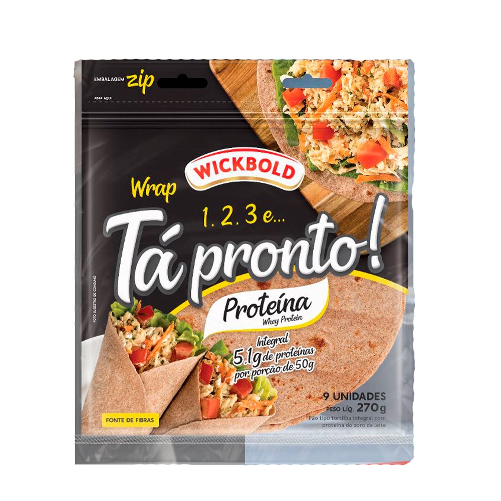 TORTILHA PRONTO PROTEINA 270G