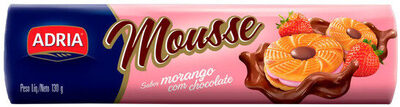 ADRIA MOUSSE MORANGO C/ CHOC 130G