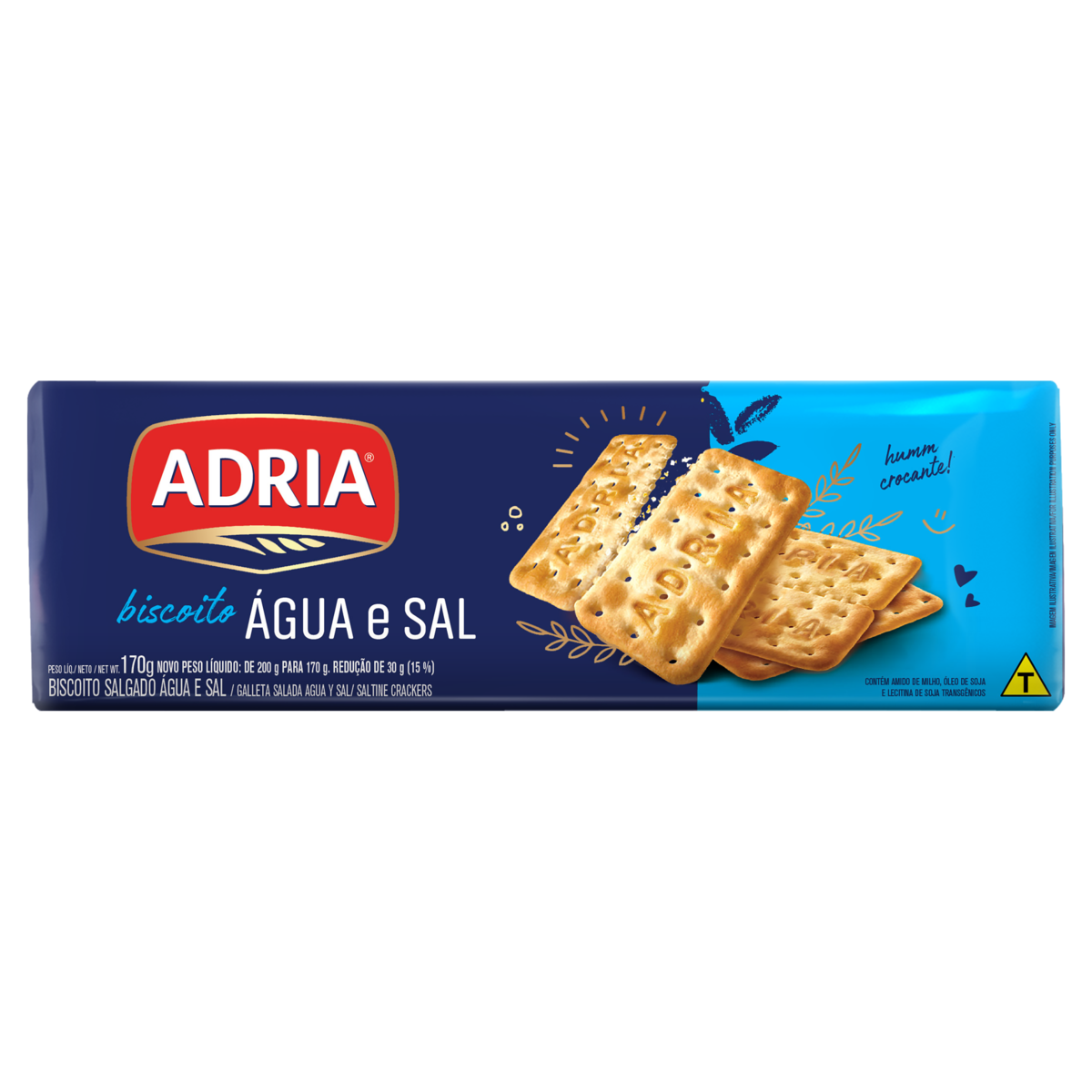 BISC.ADRIA AGUA E SAL 170G