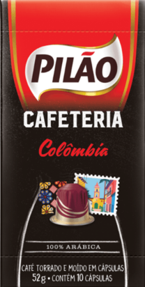 CAFE PILAO CAP 10UN 52G COLOMB