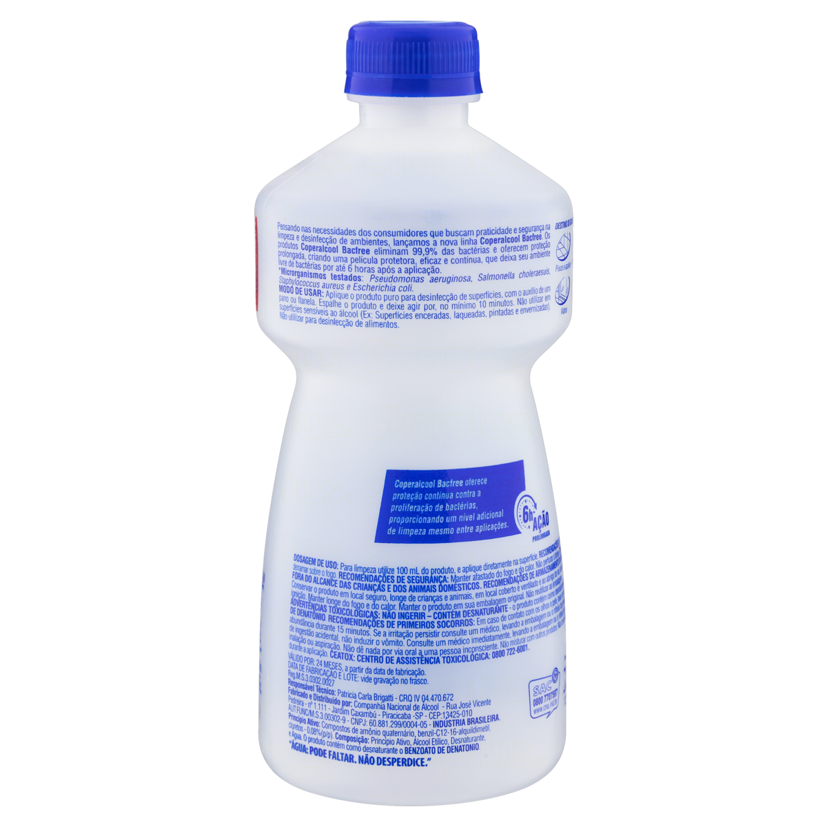 ALCOOL COPERALCOOL 46INPM 500ML