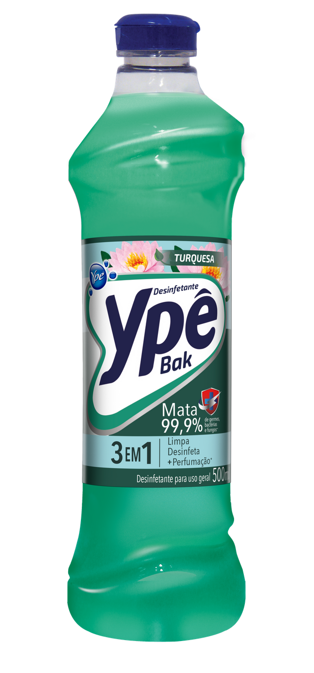 DESINF.BAK YPE TURQUESA 500ML