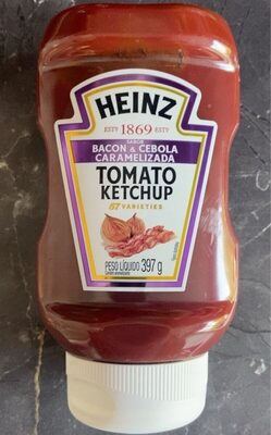 KETCHUP BACON CEBOLA CARAM HEINZ FR 397G