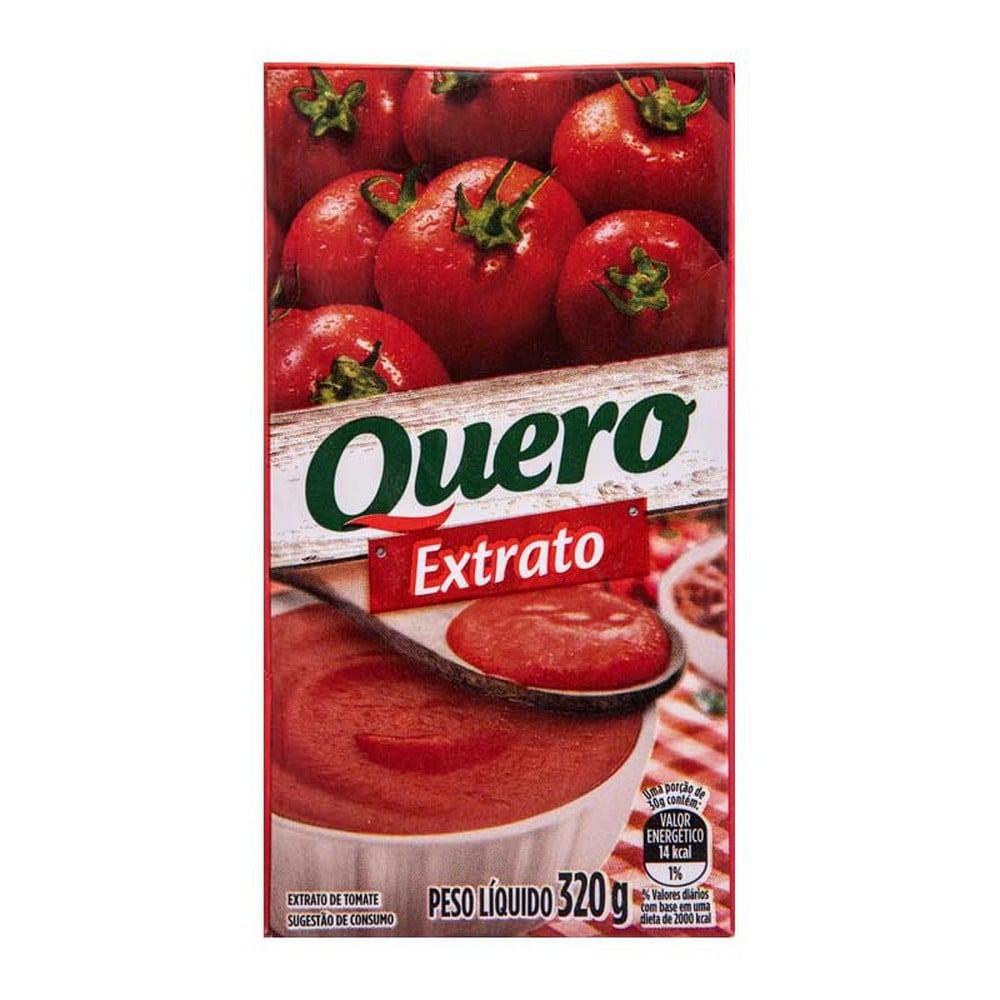 EXTRATO TOMATE QUERO TP 320G