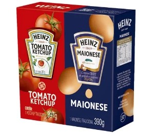 KIT HEINZ KETCHUP 397G + MAIONSESE 390G