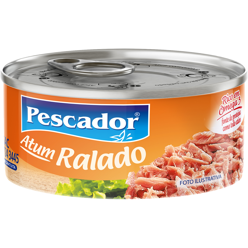 ATUM PESCADOR RALADO OLEO 140GR 24 UN A CAMIL .