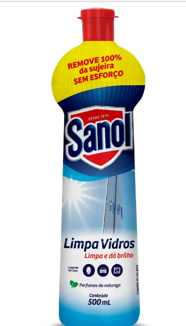 LIMPA VIDROS 500ML SANOL