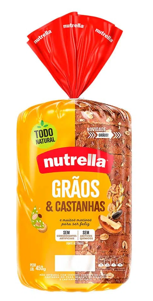 PAO AVEIA SEMENTES E GRAOS 350