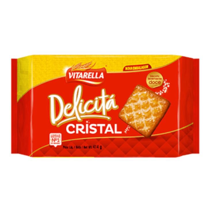 VITARELLA BISC DOCE DELICITA CRISTAL 414G