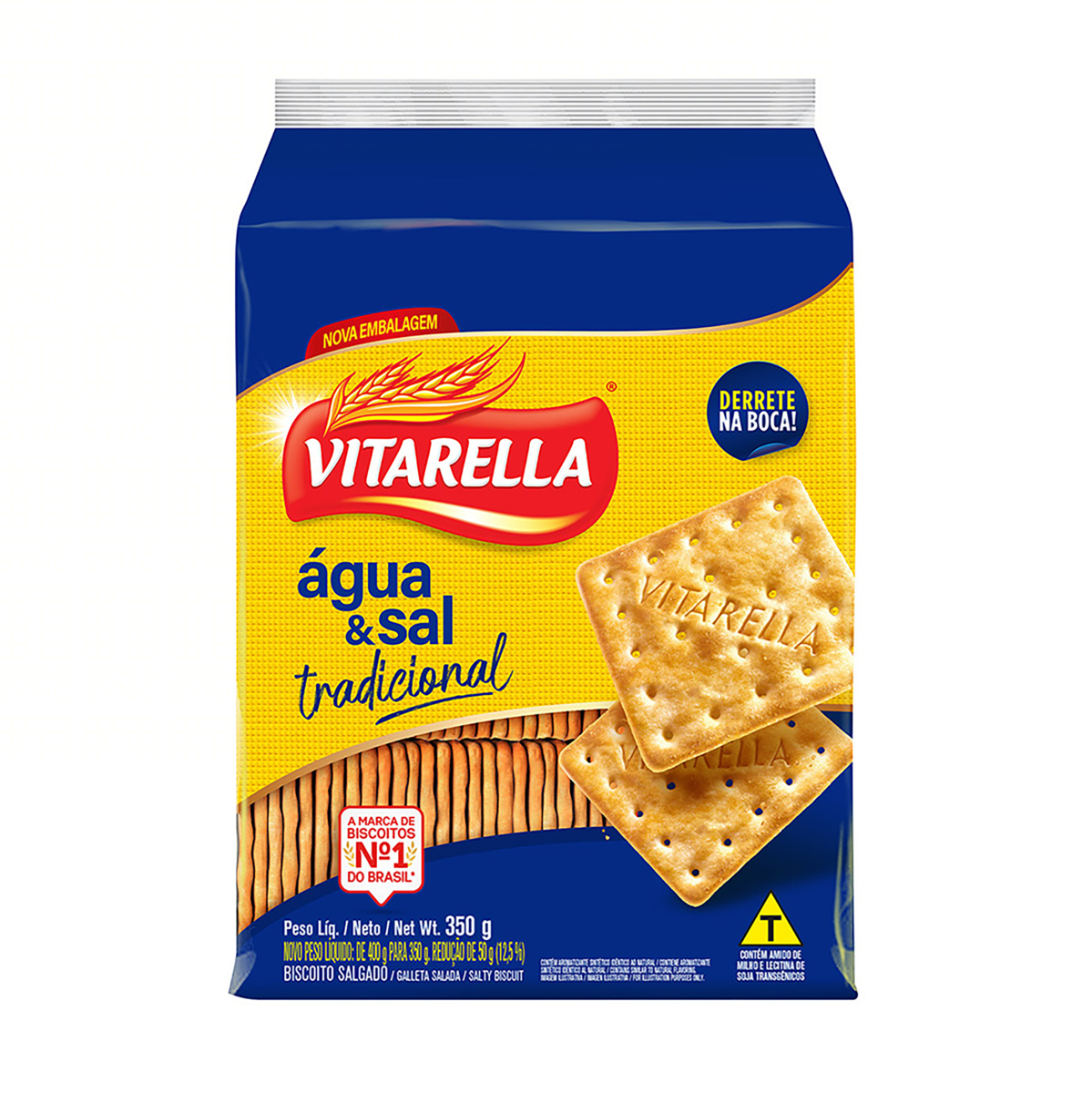 BISC.VITARELLA AGUA E SAL 350G