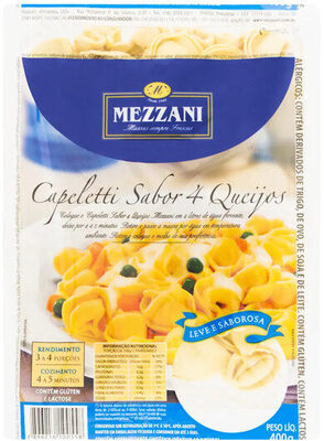 CAPELETTI DE 4 QUEIJOS 400G MEZZANI