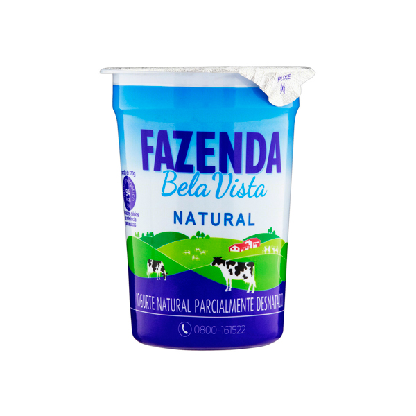 IOGURTE NATURAL FAZENDA 170G