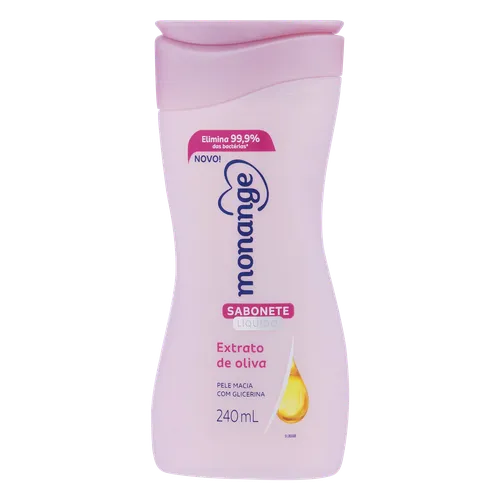 SABON LIQ MONANGE 240ML EXTRATO DE OLIVA
