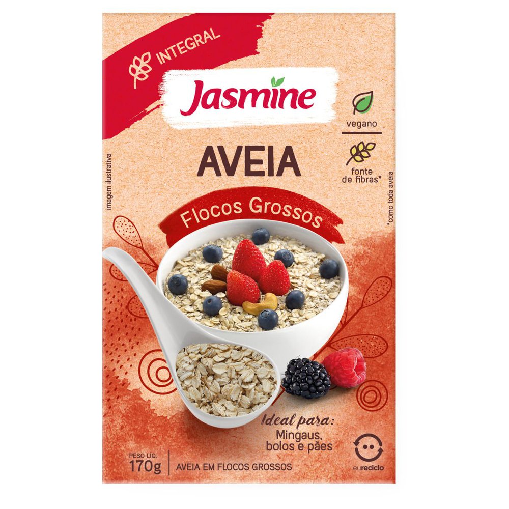 AVEIA FLOCOS GROSSOS JASMINE 170G