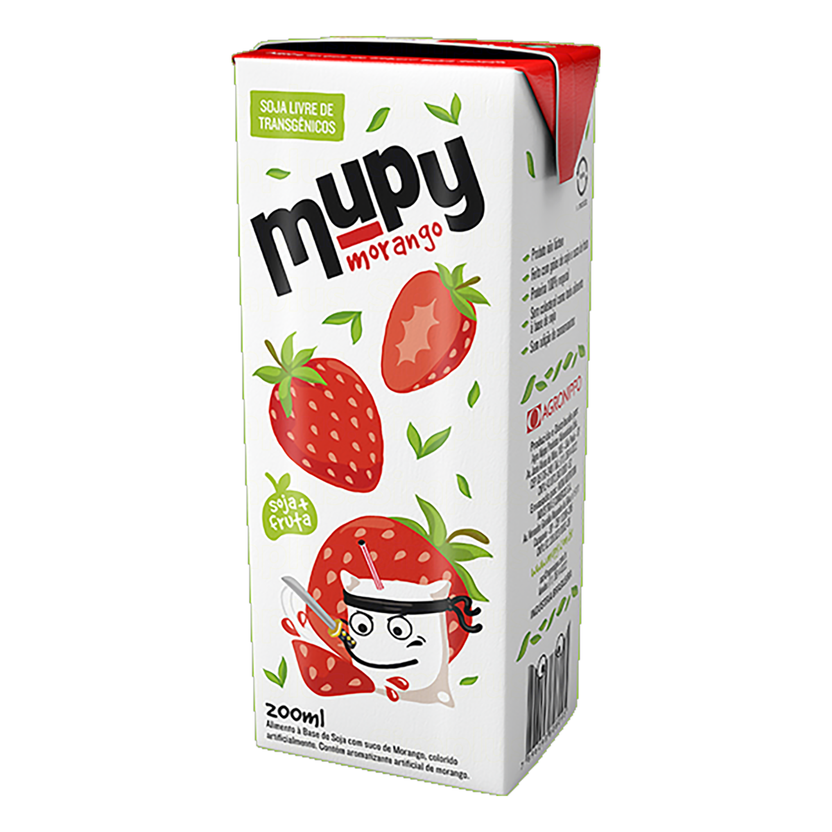 MUPY LONGA VIDA MORANGO 200ML