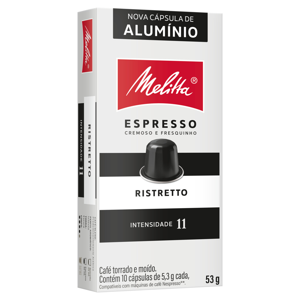 CAPSULAS MELITTA ESPRESSO RISTRETTO 52G