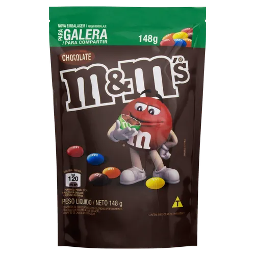 CONFEITO M M CHOCOLATE 148G.