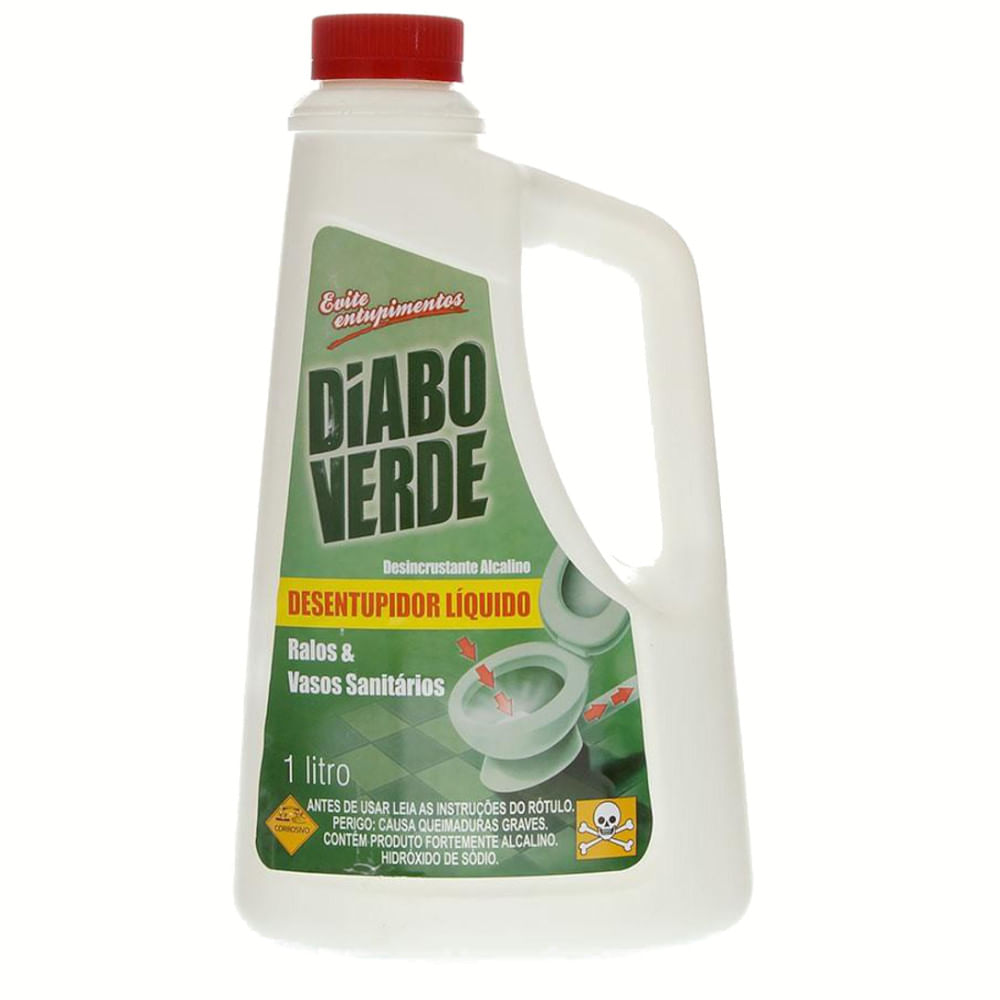 DESENTUPIDOR DIABO VERDE LIQUIDO 1L