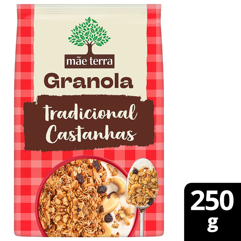 GRANOLA MAE TERRA TRAD COM CASTANHAS 250G