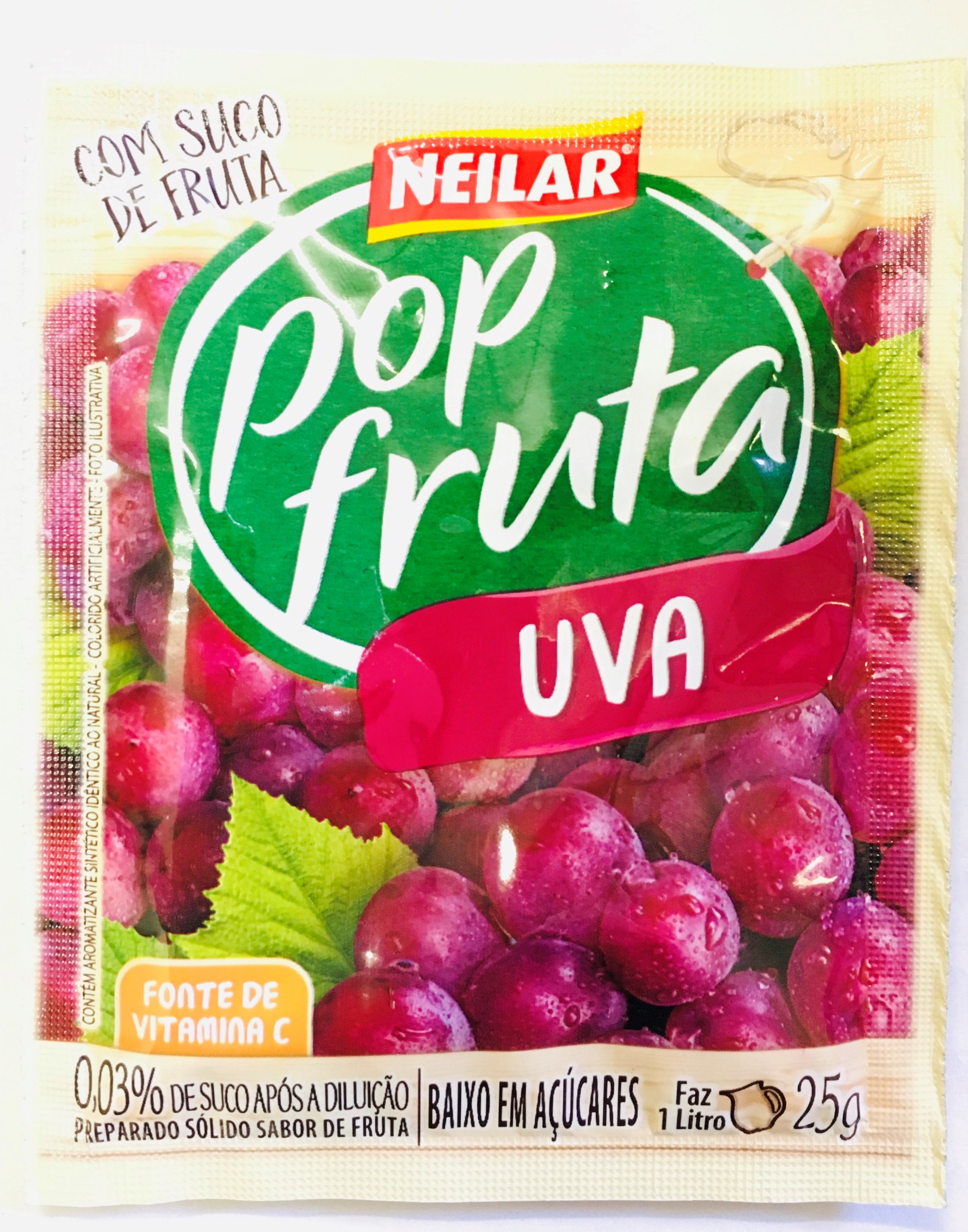 SUCO EM PO UVA 25G NEILAR