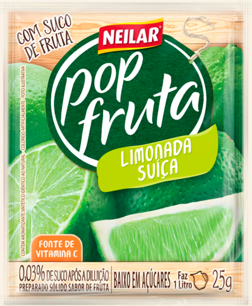 SUCO EM PO LIMONADA SUICA 25G NEILAR