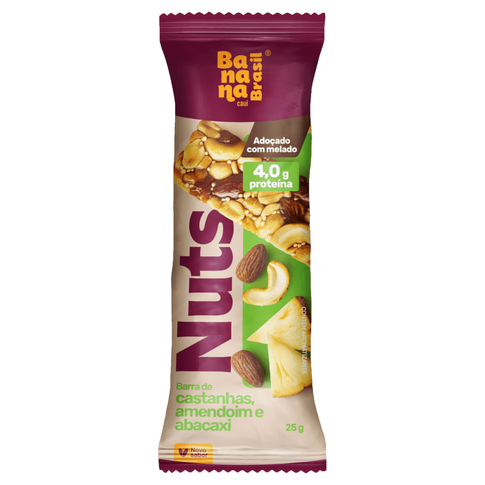 BARRA NUTS E ABACAXI 25G